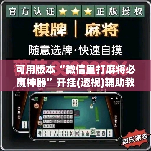 可用版本“微信里打麻将必赢神器”开挂(透视)辅助教程