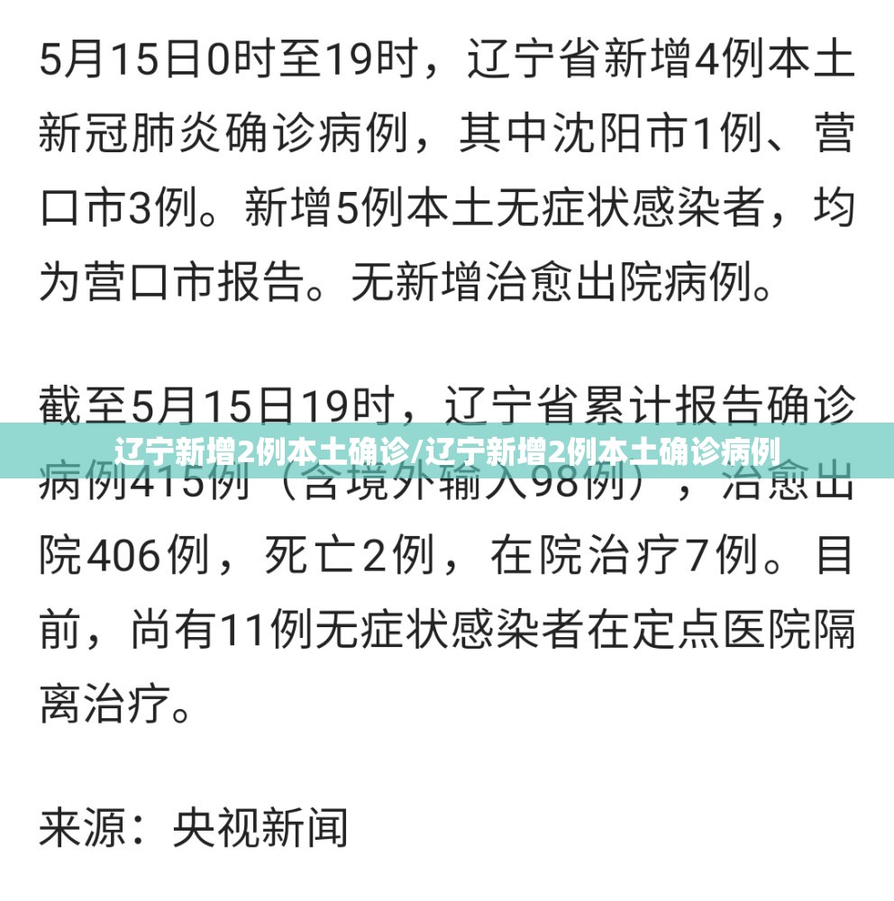 辽宁新增2例本土确诊/辽宁新增2例本土确诊病例 辽宁新增2例本土确诊/辽宁新增2例本土确诊病例