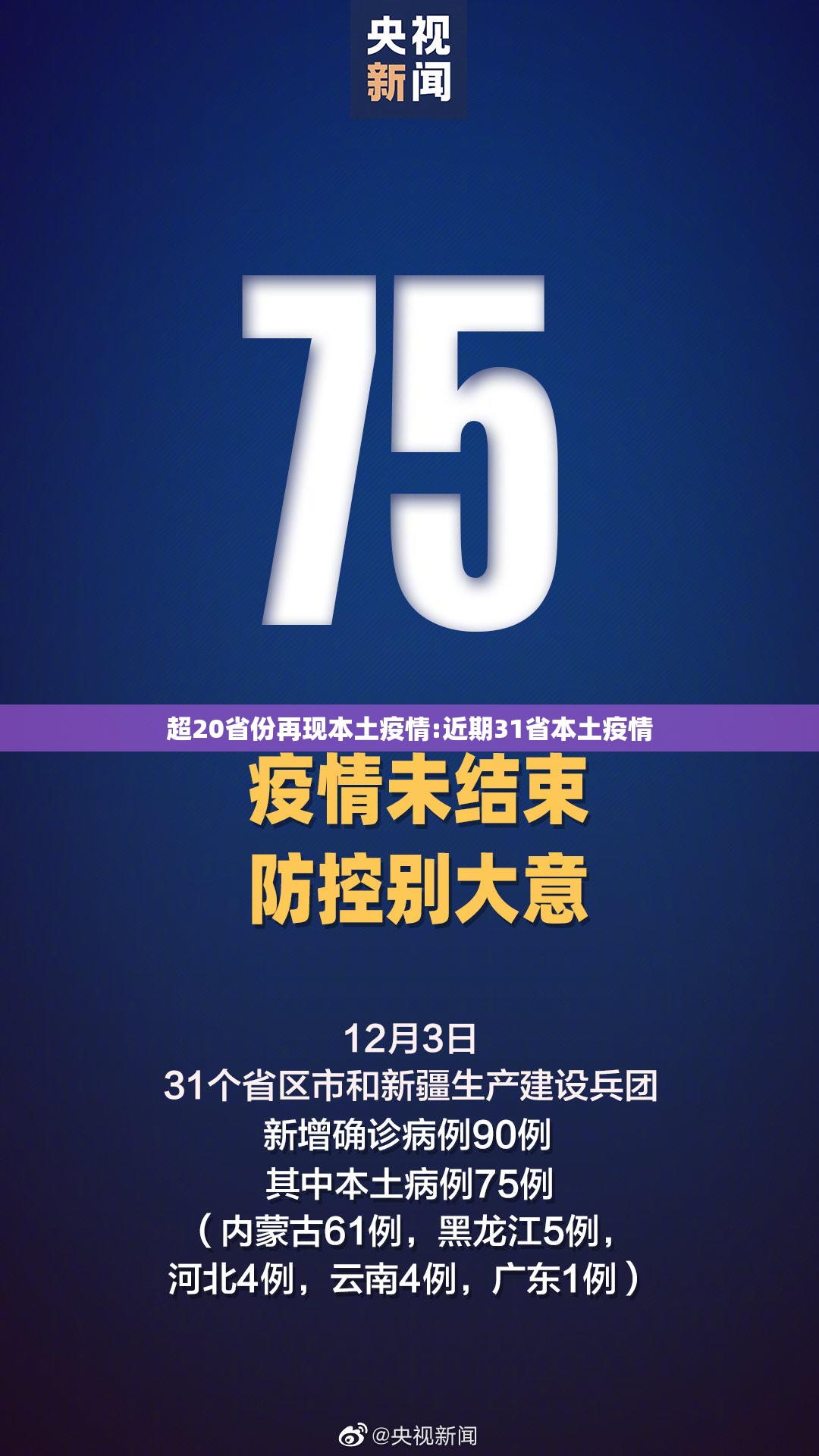 超20省份再现本土疫情:近期31省本土疫情 超20省份再现本土疫情:近期31省本土疫情