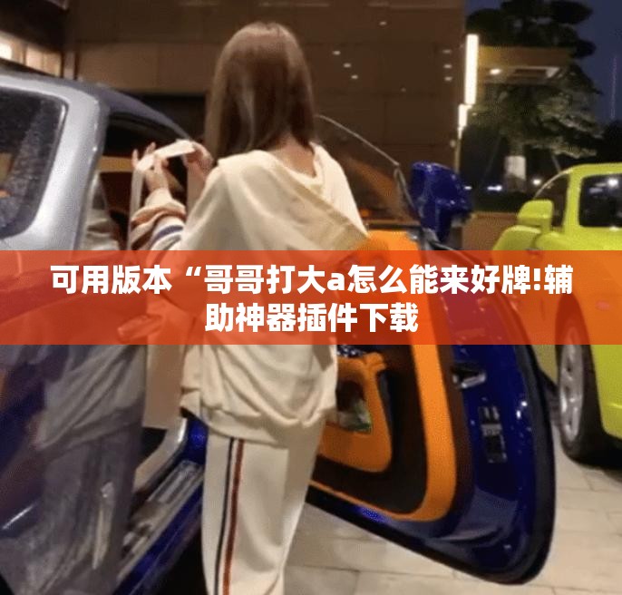 可用版本“哥哥打大a怎么能来好牌!辅助神器插件下载