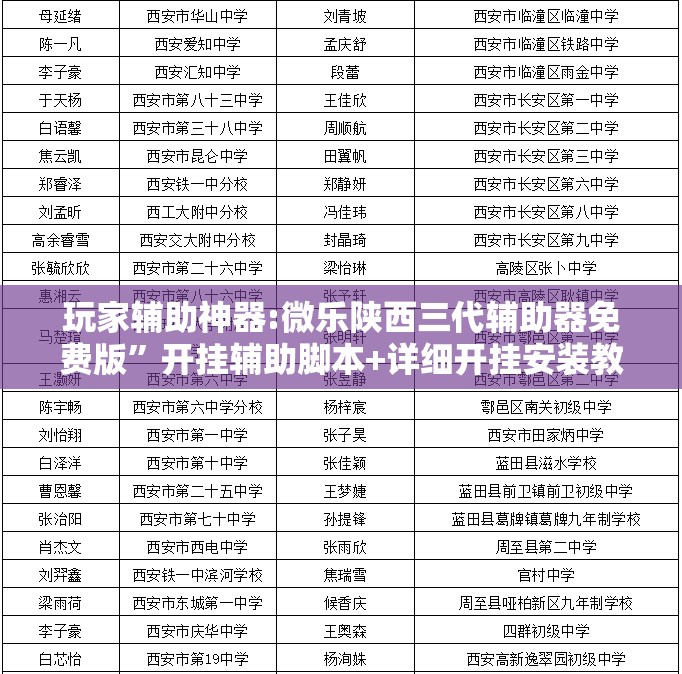玩家辅助神器:微乐陕西三代辅助器免费版”开挂辅助脚本+详细开挂安装教程