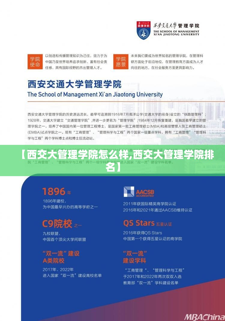 【西交大管理学院怎么样,西交大管理学院排名】 【西交大管理学院怎么样,西交大管理学院排名】