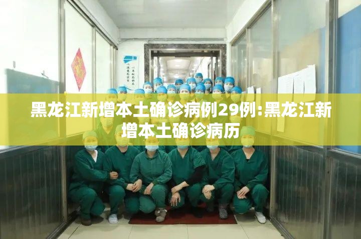 黑龙江新增本土确诊病例29例:黑龙江新增本土确诊病历