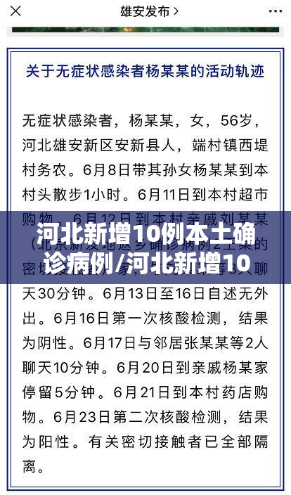 河北新增10例本土确诊病例/河北新增10例本土确诊病例分布