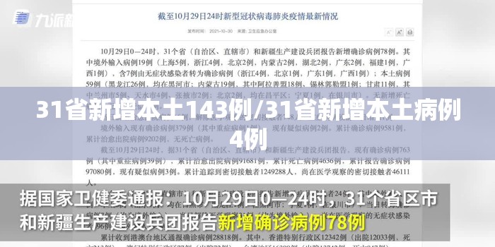 31省新增本土143例/31省新增本土病例4例