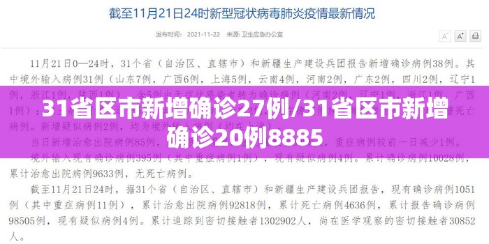 31省区市新增确诊27例/31省区市新增确诊20例8885 31省区市新增确诊27例/31省区市新增确诊20例8885