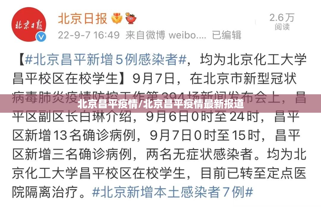 北京昌平疫情/北京昌平疫情最新报道 北京昌平疫情/北京昌平疫情最新报道