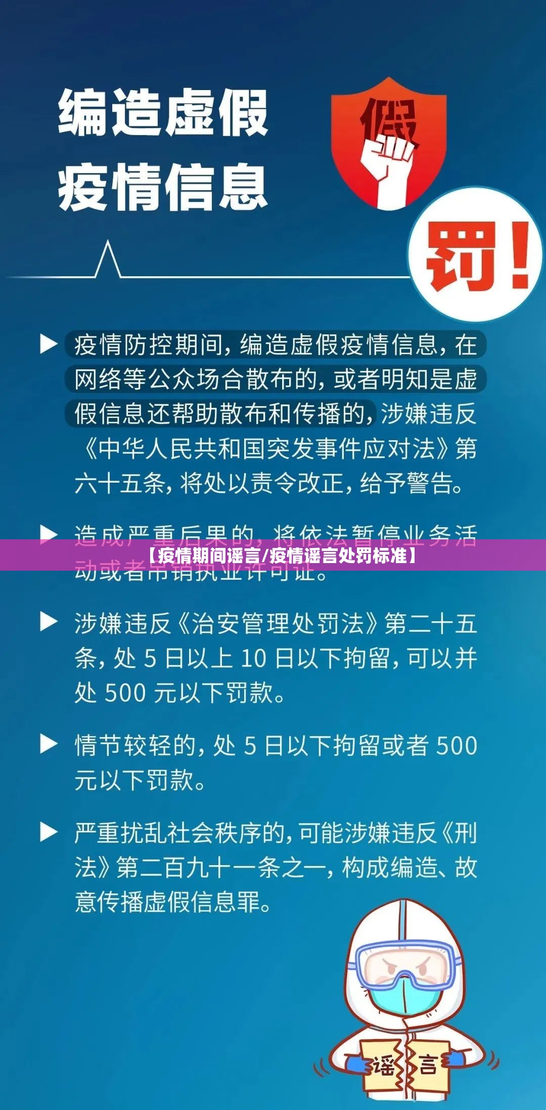 【疫情期间谣言/疫情谣言处罚标准】