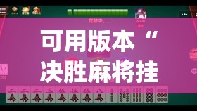 可用版本“决胜麻将挂先试用后付款”开挂(透视)辅助神器