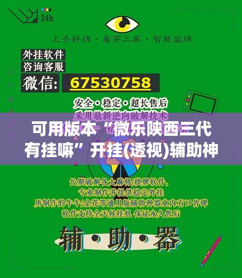 可用版本“微乐陕西三代有挂嘛”开挂(透视)辅助神器