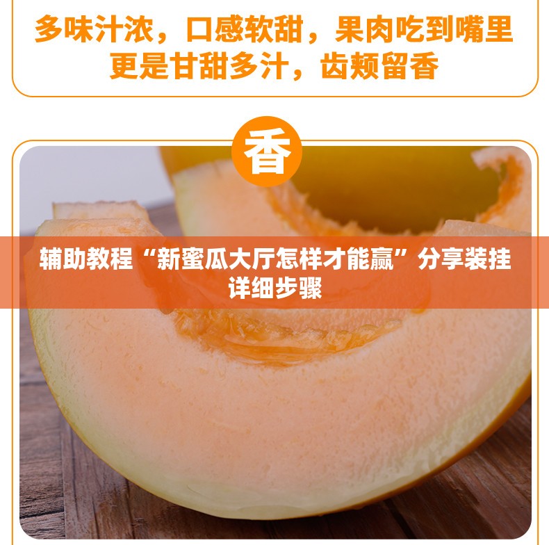 辅助教程“新蜜瓜大厅怎样才能赢”分享装挂详细步骤