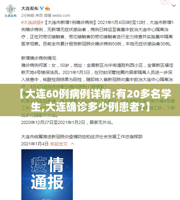 【大连60例病例详情:有20多名学生,大连确诊多少例患者?】 【大连60例病例详情:有20多名学生,大连确诊多少例患者?】