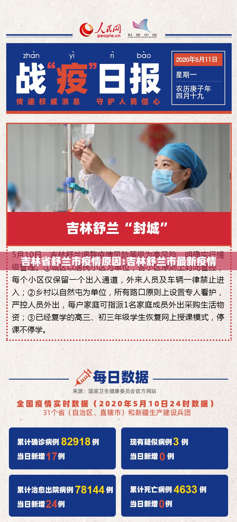 吉林省舒兰市疫情原因:吉林舒兰市最新疫情 吉林省舒兰市疫情原因:吉林舒兰市最新疫情