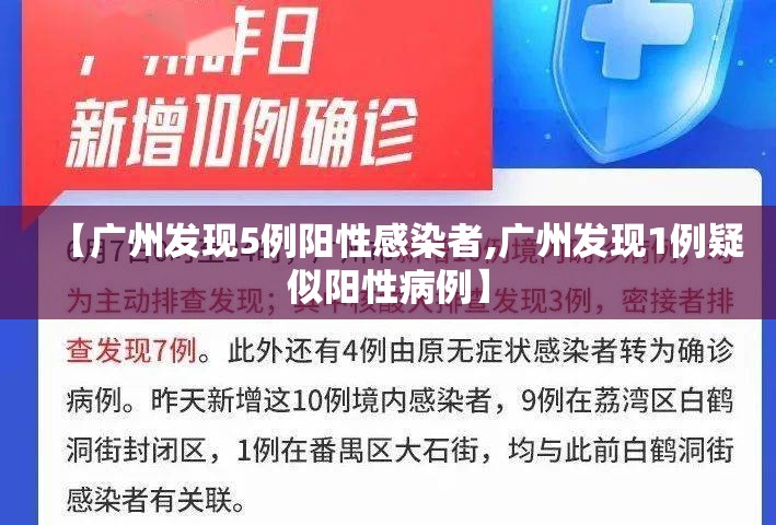 【广州发现5例阳性感染者,广州发现1例疑似阳性病例】 【广州发现5例阳性感染者,广州发现1例疑似阳性病例】