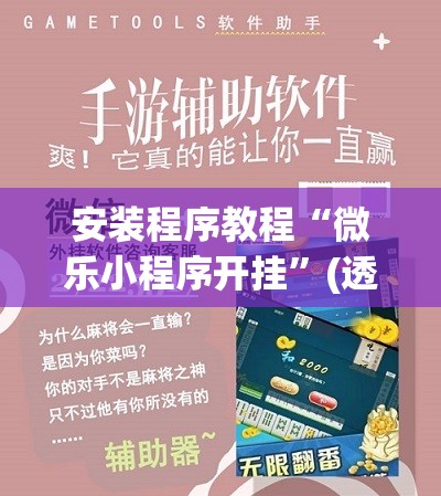 安装程序教程“微乐小程序开挂”(透视挂)辅助透视教程