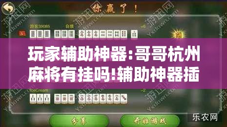 玩家辅助神器:哥哥杭州麻将有挂吗!辅助神器插件下载