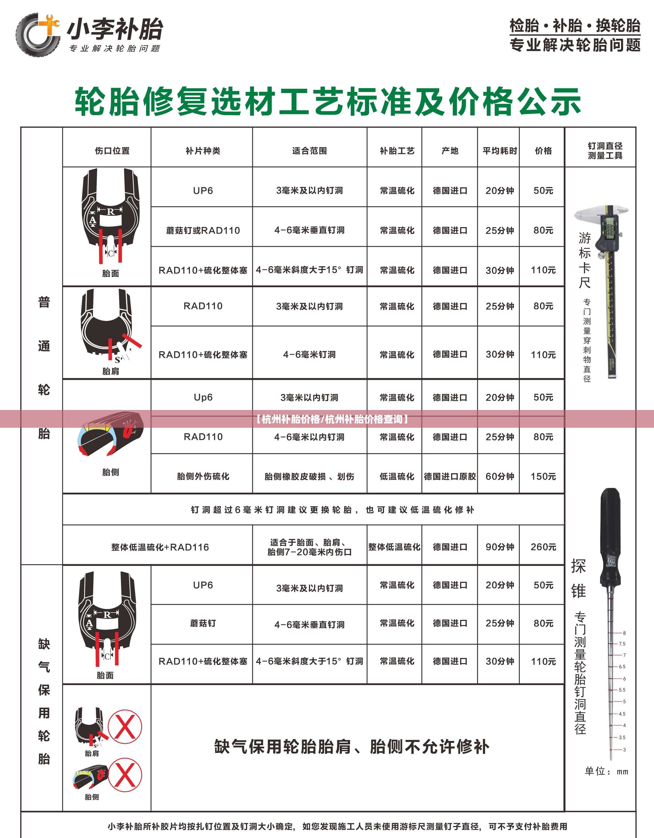 【杭州补胎价格/杭州补胎价格查询】 【杭州补胎价格/杭州补胎价格查询】