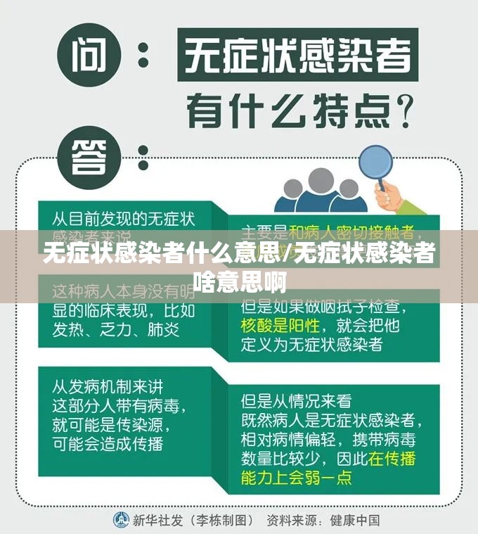 无症状感染者什么意思/无症状感染者啥意思啊 无症状感染者什么意思/无症状感染者啥意思啊