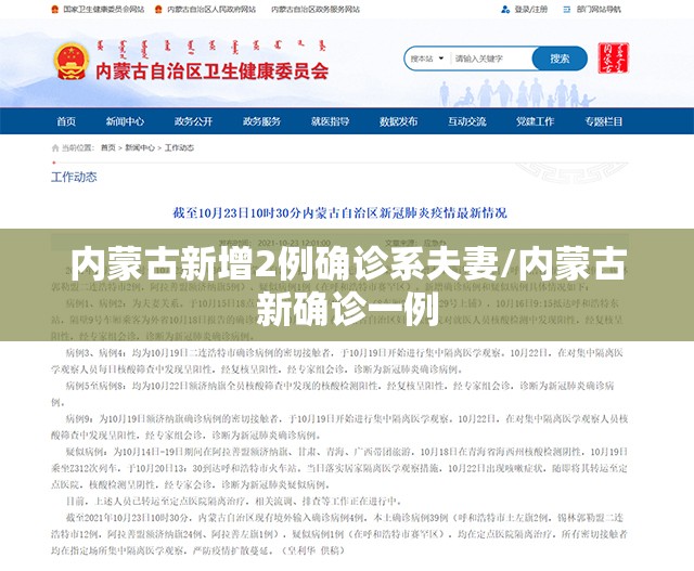 内蒙古新增2例确诊系夫妻/内蒙古新确诊一例 内蒙古新增2例确诊系夫妻/内蒙古新确诊一例