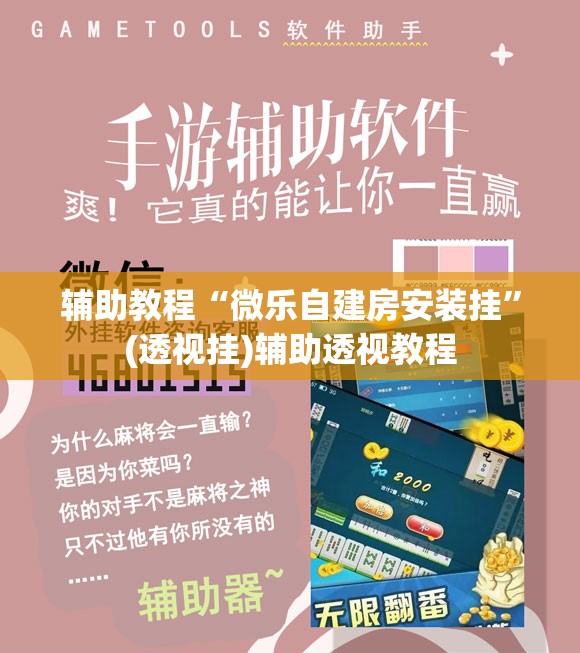 辅助教程“微乐自建房安装挂	”(透视挂)辅助透视教程