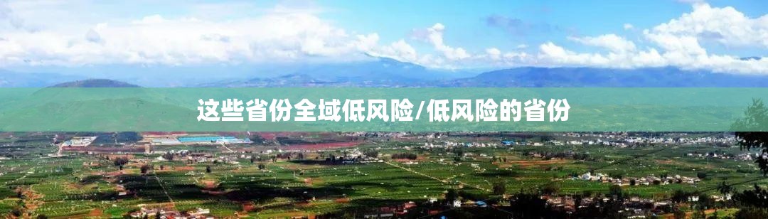 这些省份全域低风险/低风险的省份 这些省份全域低风险/低风险的省份