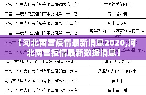 【河北南宫疫情最新消息2020,河北南宫疫情最新数据消息】 【河北南宫疫情最新消息2020,河北南宫疫情最新数据消息】