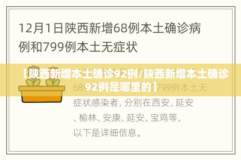 【陕西新增本土确诊92例/陕西新增本土确诊92例是哪里的】 【陕西新增本土确诊92例/陕西新增本土确诊92例是哪里的】