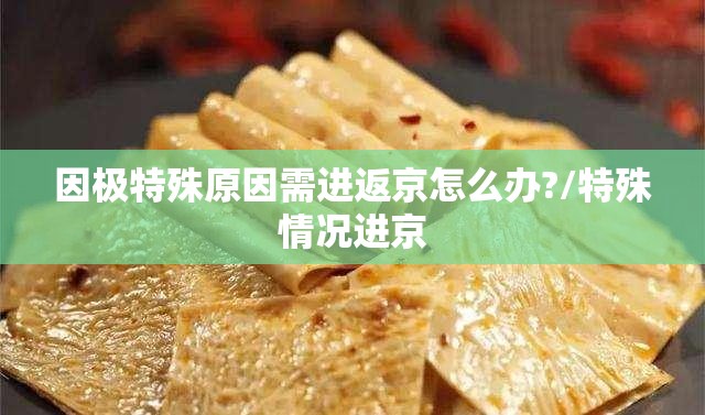 因极特殊原因需进返京怎么办?/特殊情况进京