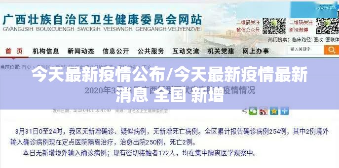 今天最新疫情公布/今天最新疫情最新消息 全国 新增