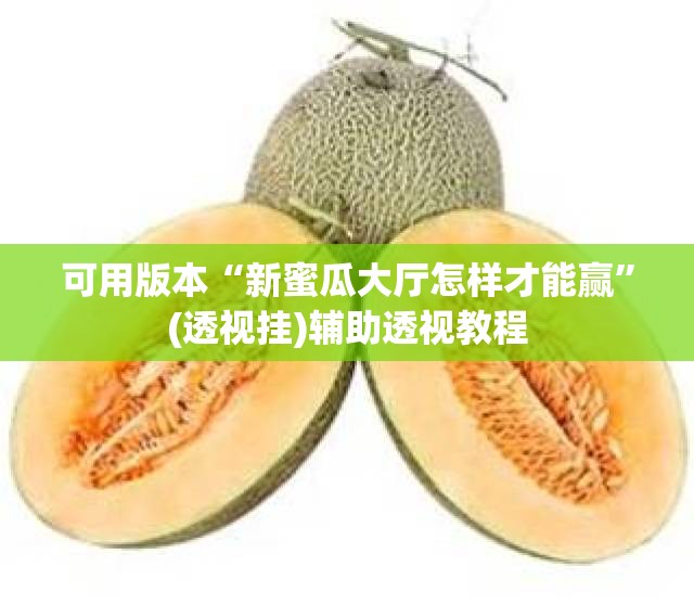 可用版本“新蜜瓜大厅怎样才能赢	”(透视挂)辅助透视教程