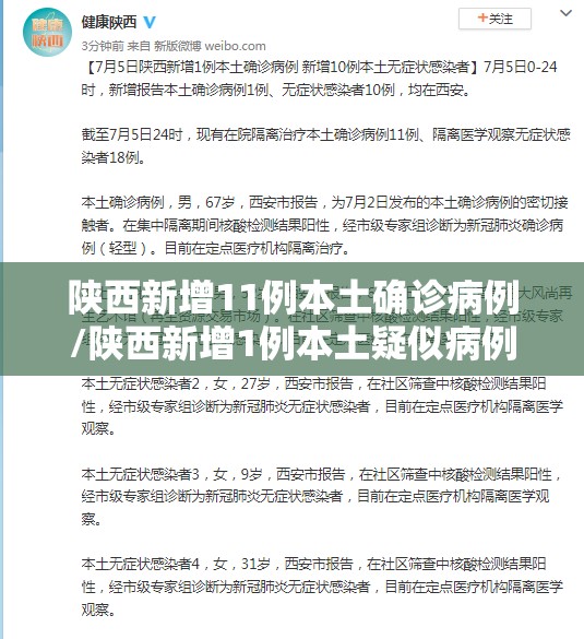陕西新增11例本土确诊病例/陕西新增1例本土疑似病例 陕西新增11例本土确诊病例/陕西新增1例本土疑似病例