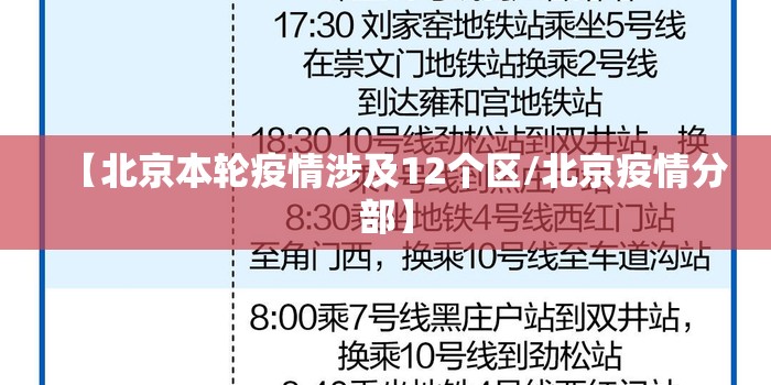 【北京本轮疫情涉及12个区/北京疫情分部】 【北京本轮疫情涉及12个区/北京疫情分部】