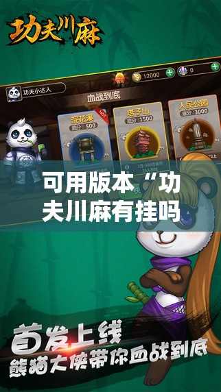 可用版本“功夫川麻有挂吗	”其实确实有挂