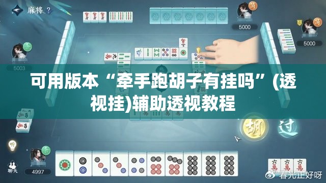 可用版本“牵手跑胡子有挂吗”(透视挂)辅助透视教程