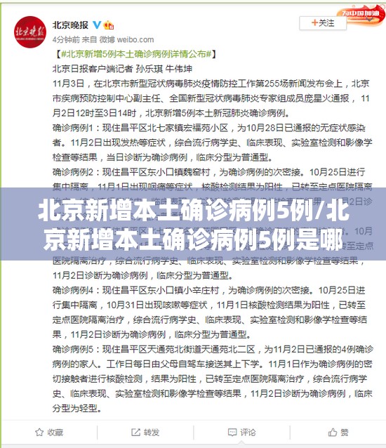 北京新增本土确诊病例5例/北京新增本土确诊病例5例是哪里的 北京新增本土确诊病例5例/北京新增本土确诊病例5例是哪里的