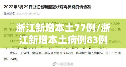 浙江新增本土77例/浙江新增本土病例83例