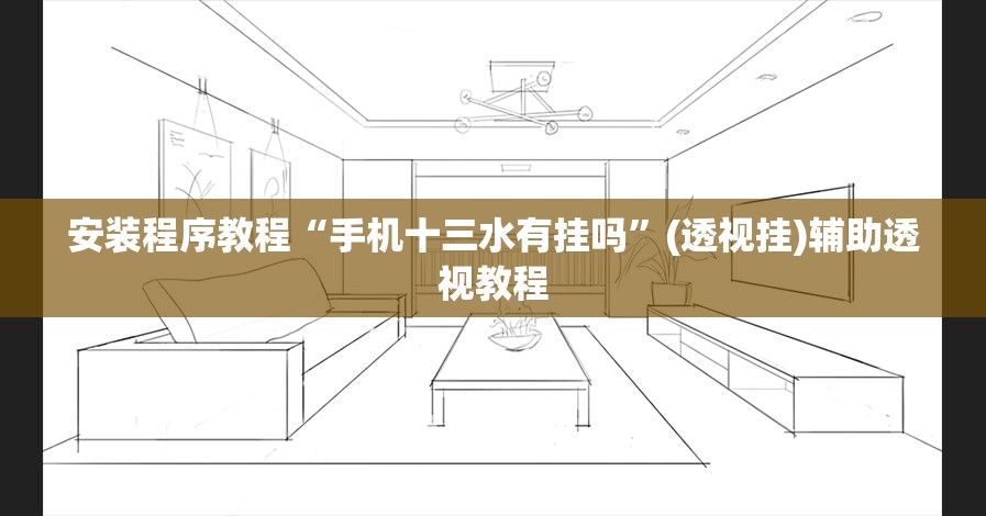 安装程序教程“手机十三水有挂吗”(透视挂)辅助透视教程