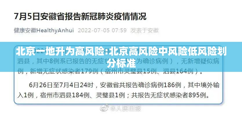 北京一地升为高风险:北京高风险中风险低风险划分标准 北京一地升为高风险:北京高风险中风险低风险划分标准