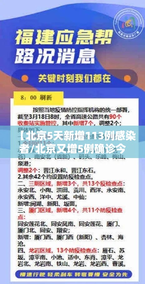 【北京5天新增113例感染者/北京又增5例确诊今天】 【北京5天新增113例感染者/北京又增5例确诊今天】