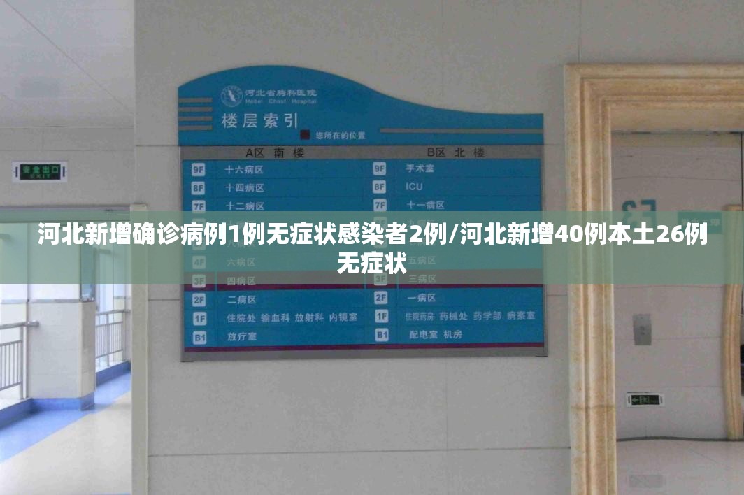 河北新增确诊病例1例无症状感染者2例/河北新增40例本土26例无症状 河北新增确诊病例1例无症状感染者2例/河北新增40例本土26例无症状