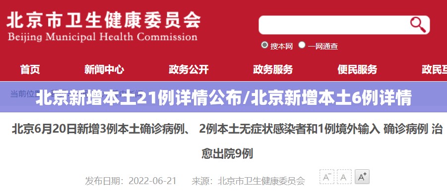 北京新增本土21例详情公布/北京新增本土6例详情 北京新增本土21例详情公布/北京新增本土6例详情