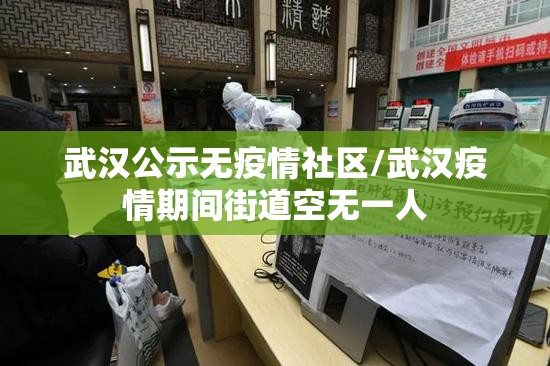 武汉公示无疫情社区/武汉疫情期间街道空无一人 武汉公示无疫情社区/武汉疫情期间街道空无一人