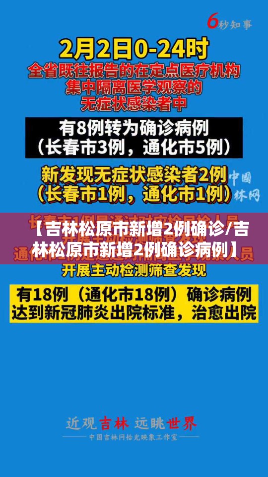 【吉林松原市新增2例确诊/吉林松原市新增2例确诊病例】
