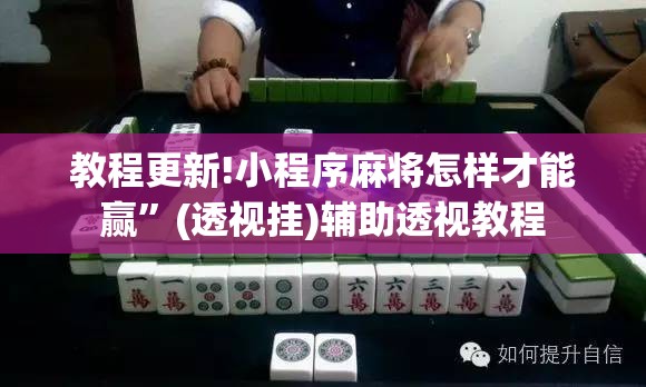 教程更新!小程序麻将怎样才能赢”(透视挂)辅助透视教程