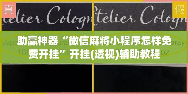 助赢神器“微信麻将小程序怎样免费开挂”开挂(透视)辅助教程