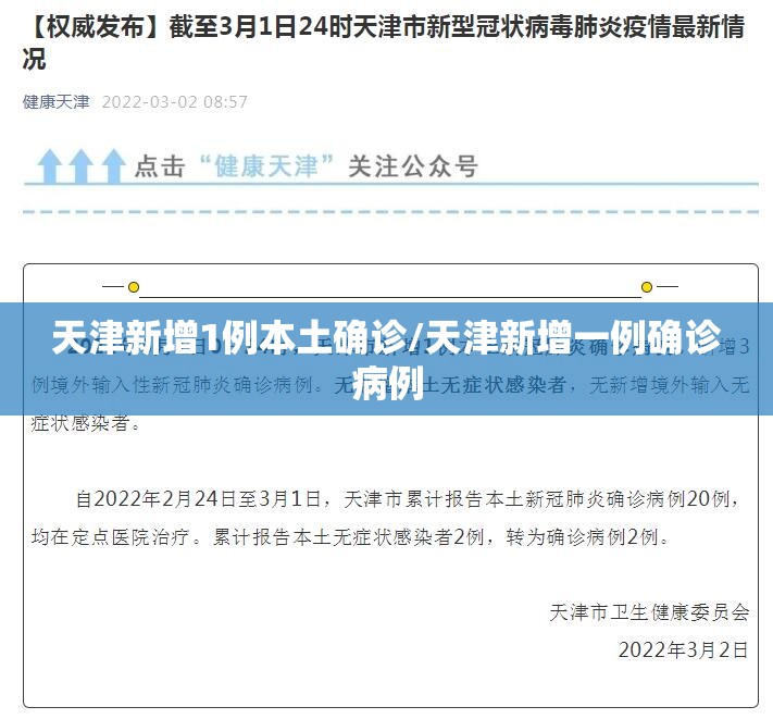 天津新增1例本土确诊/天津新增一例确诊病例 天津新增1例本土确诊/天津新增一例确诊病例