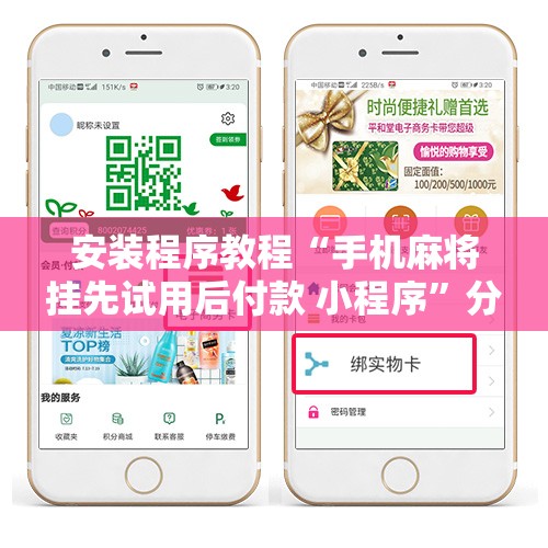 安装程序教程“手机麻将挂先试用后付款 小程序”分享装挂详细步骤
