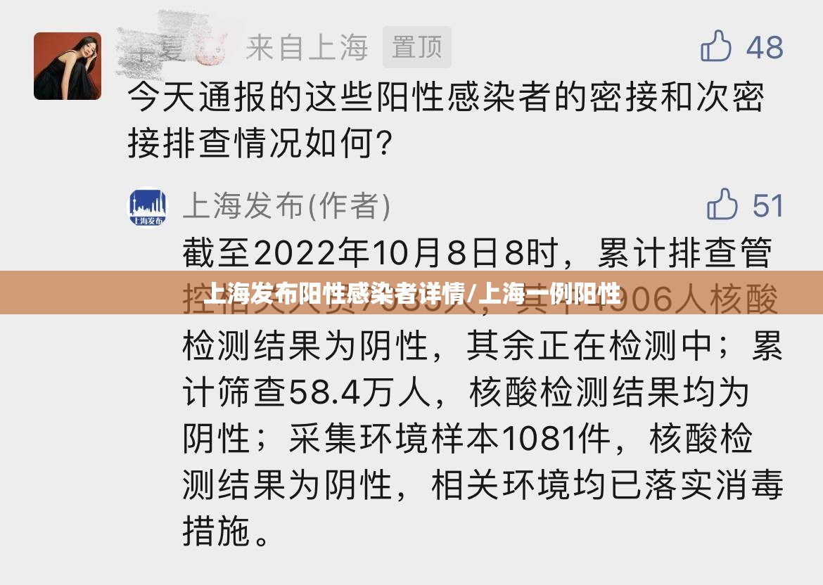 上海发布阳性感染者详情/上海一例阳性