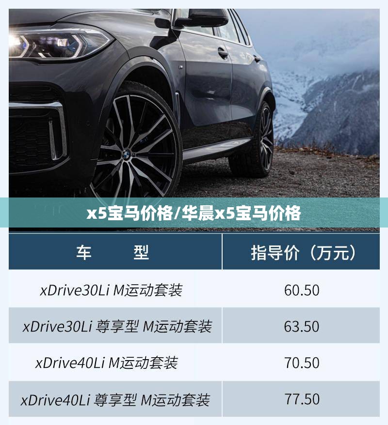 x5宝马价格/华晨x5宝马价格