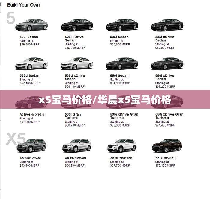 x5宝马价格/华晨x5宝马价格